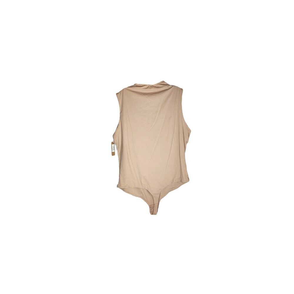 SKIMS thong bodysuit mock high neck tank nude mica everybody plus size 4x - Picture 5 of 7